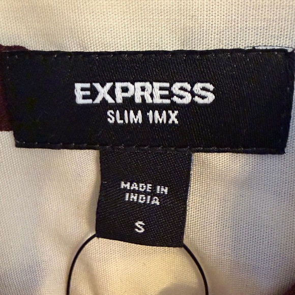 EXPRESS FLOWER PRINT BUTTON DOWN Cotton SHIRT TOP SIZE SMALL SLIM WOMENS - Picture 7 of 13